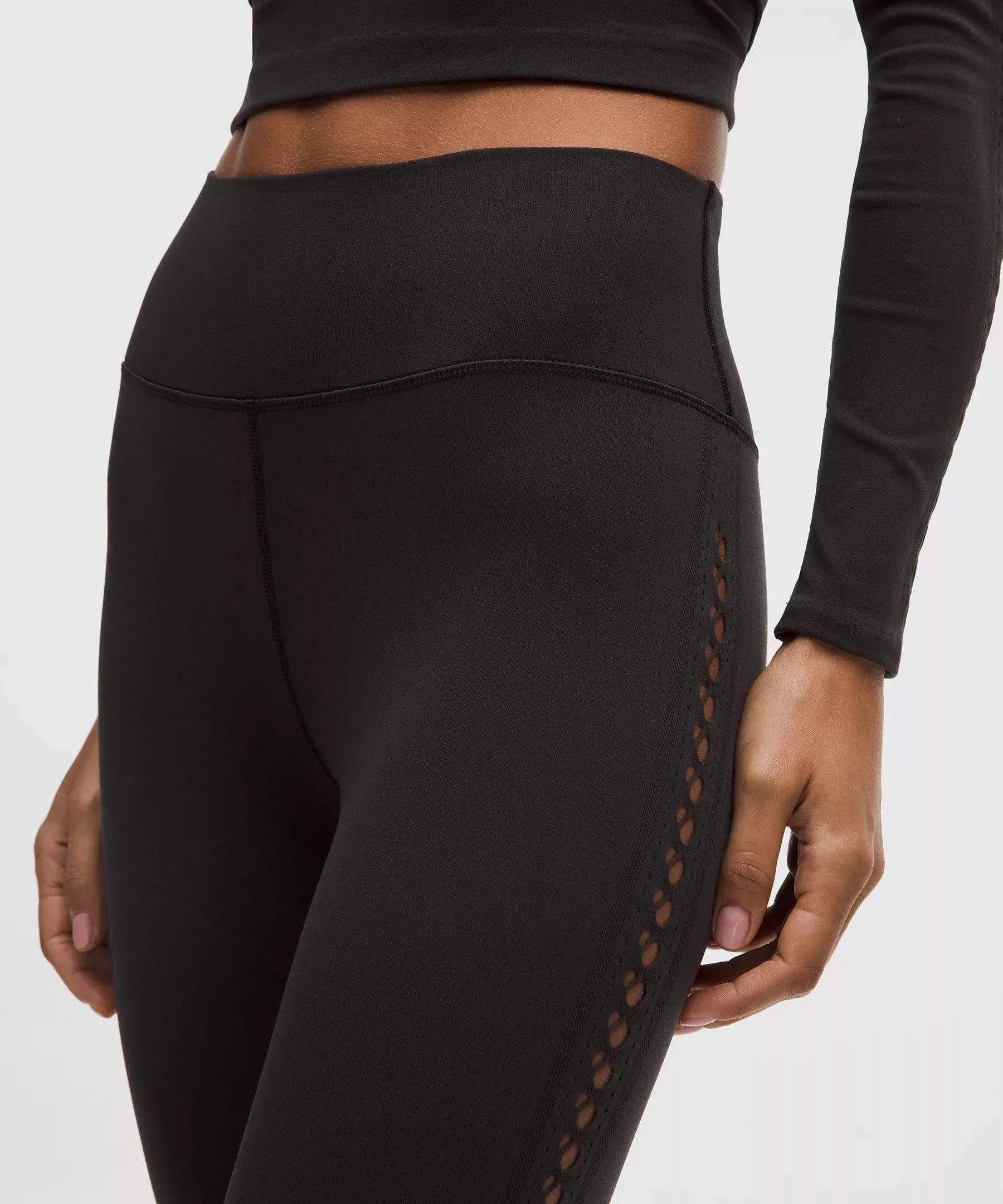 RevealKnit Eyelet High-Rise Tight