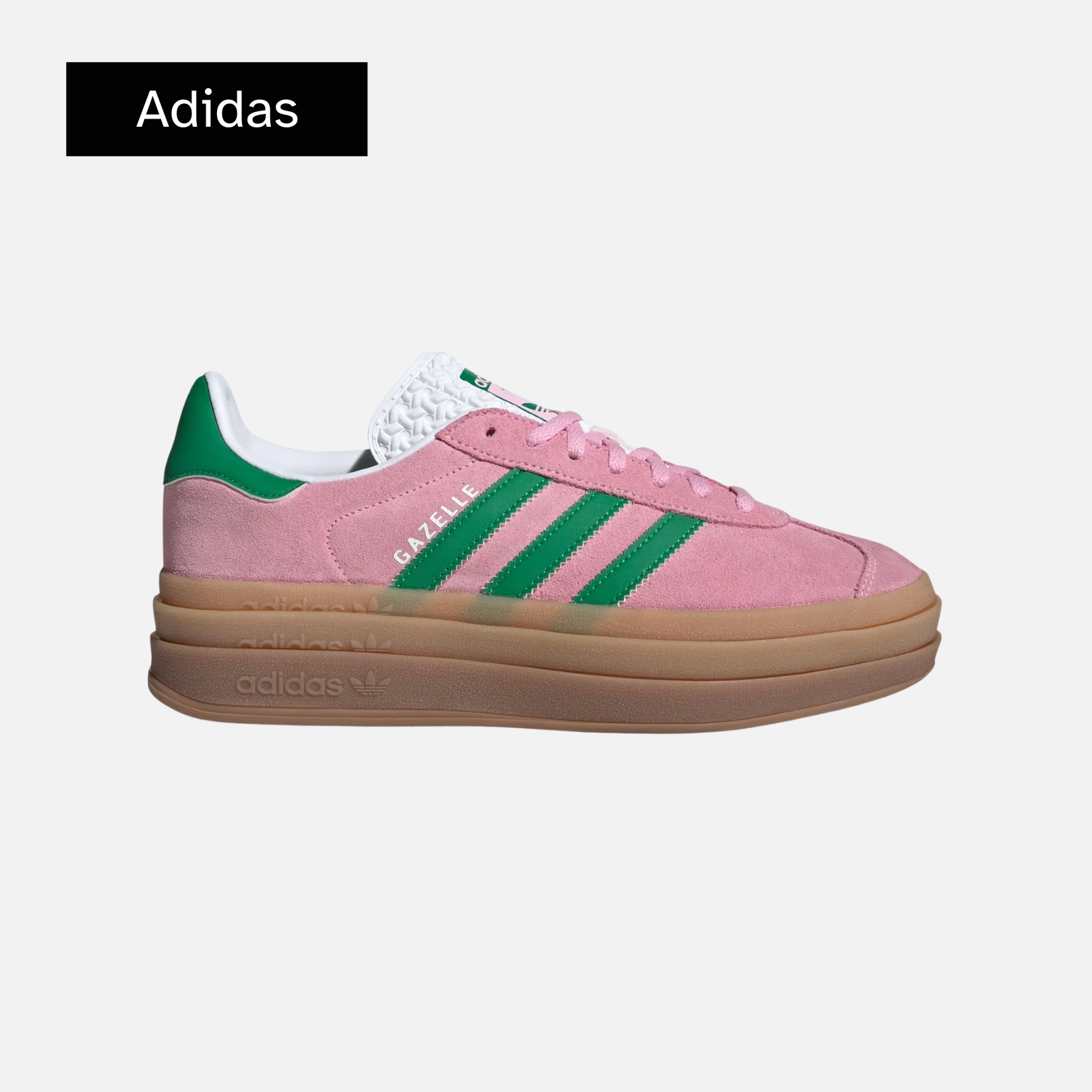Adidas Wmns Gazelle Bold 'True Pink Green'