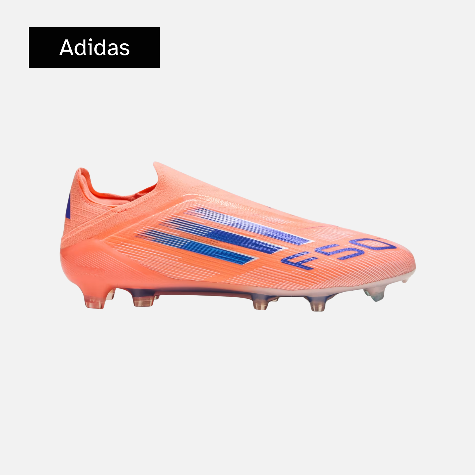 adidas F50 Elite Laceless  'Beam Orange/Lucid Blue/Cloud White'