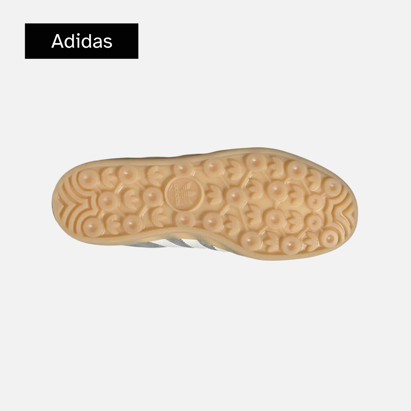 adidas Gazelle Indoor Silver Pebble Off White Canvas