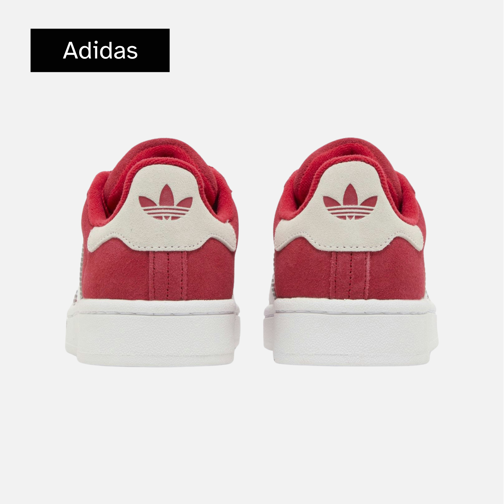 Adidas Campus 00s J 'Scarlet - White Heel Tab'