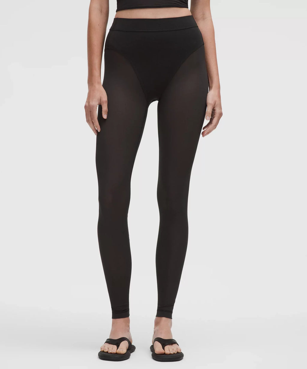 Nulu High-Rise Mesh-Leg Tight 28"