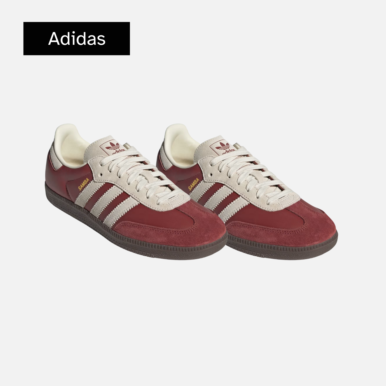 adidas Men's Samba OG 'Preloved Ruby Cream'