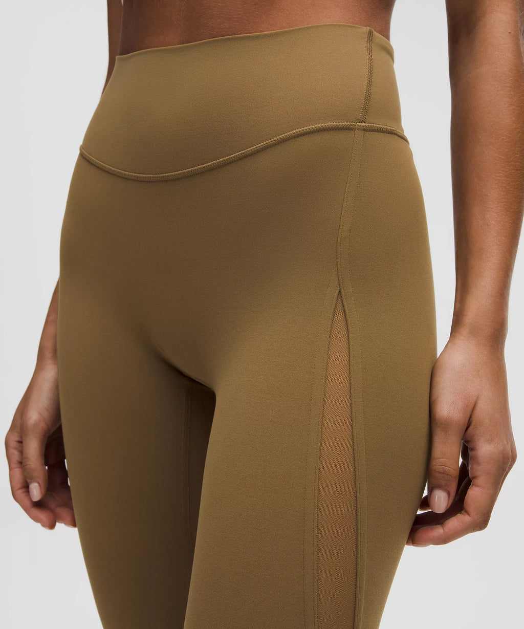 Nulu High-Rise Mesh-Panel Tight 25"