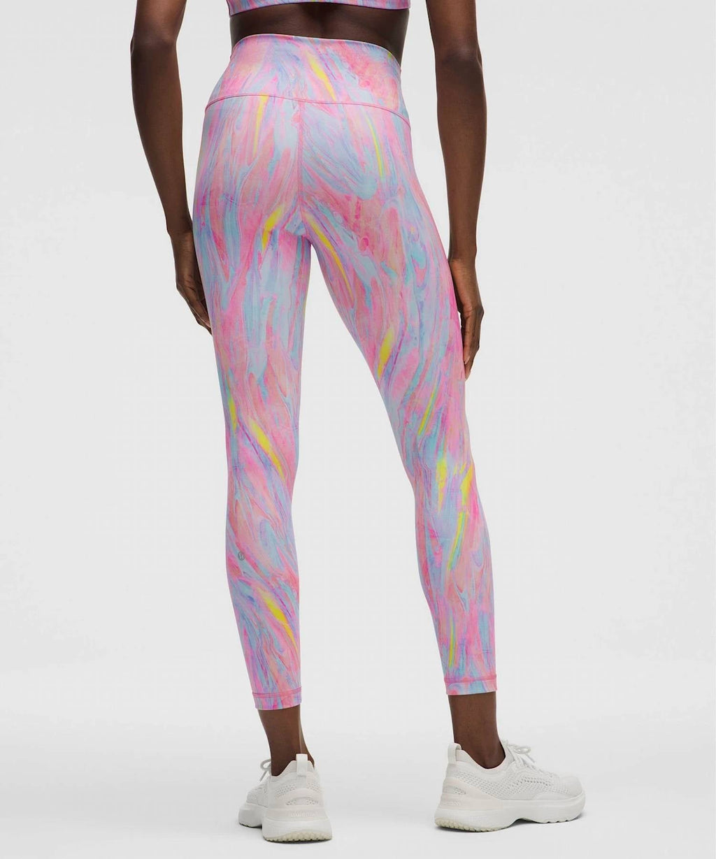 Wunder Train High Rise Tight - 25" In Rainbow