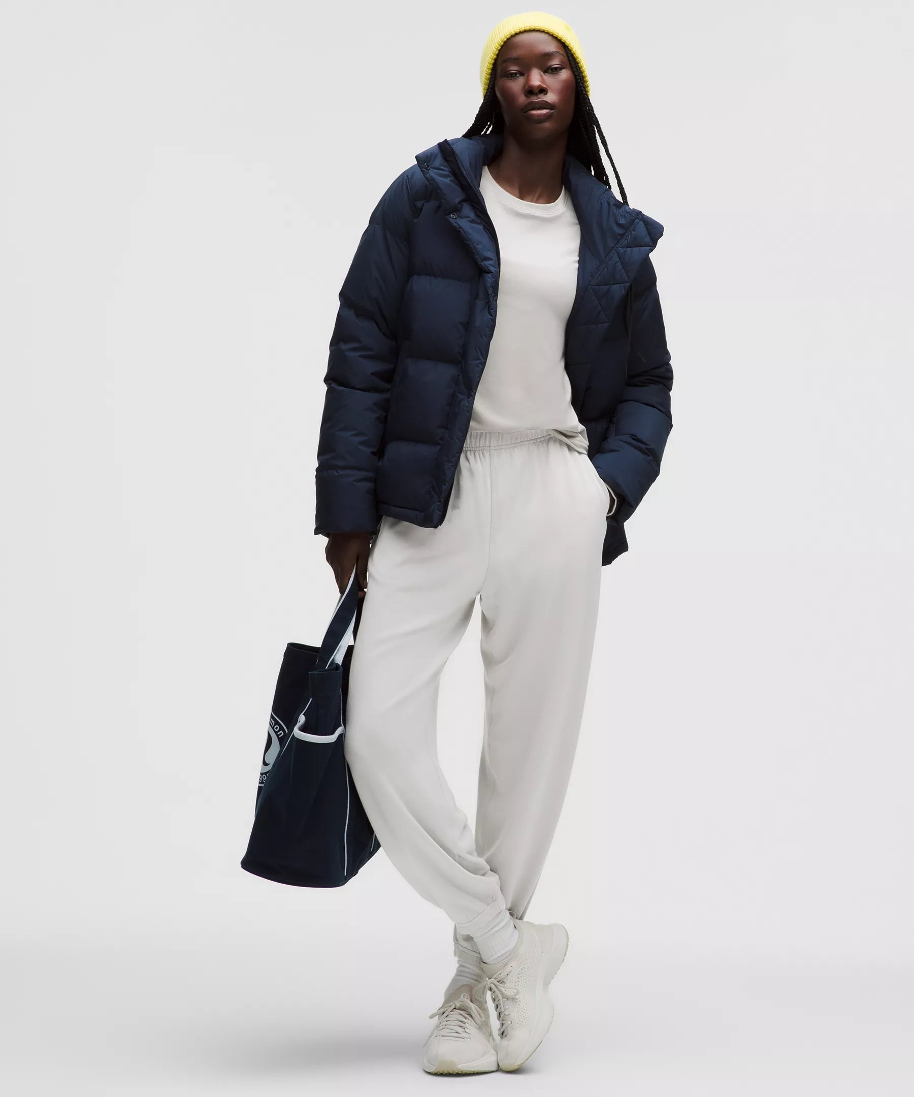 BeCalm Oversized Mid-Rise Pant