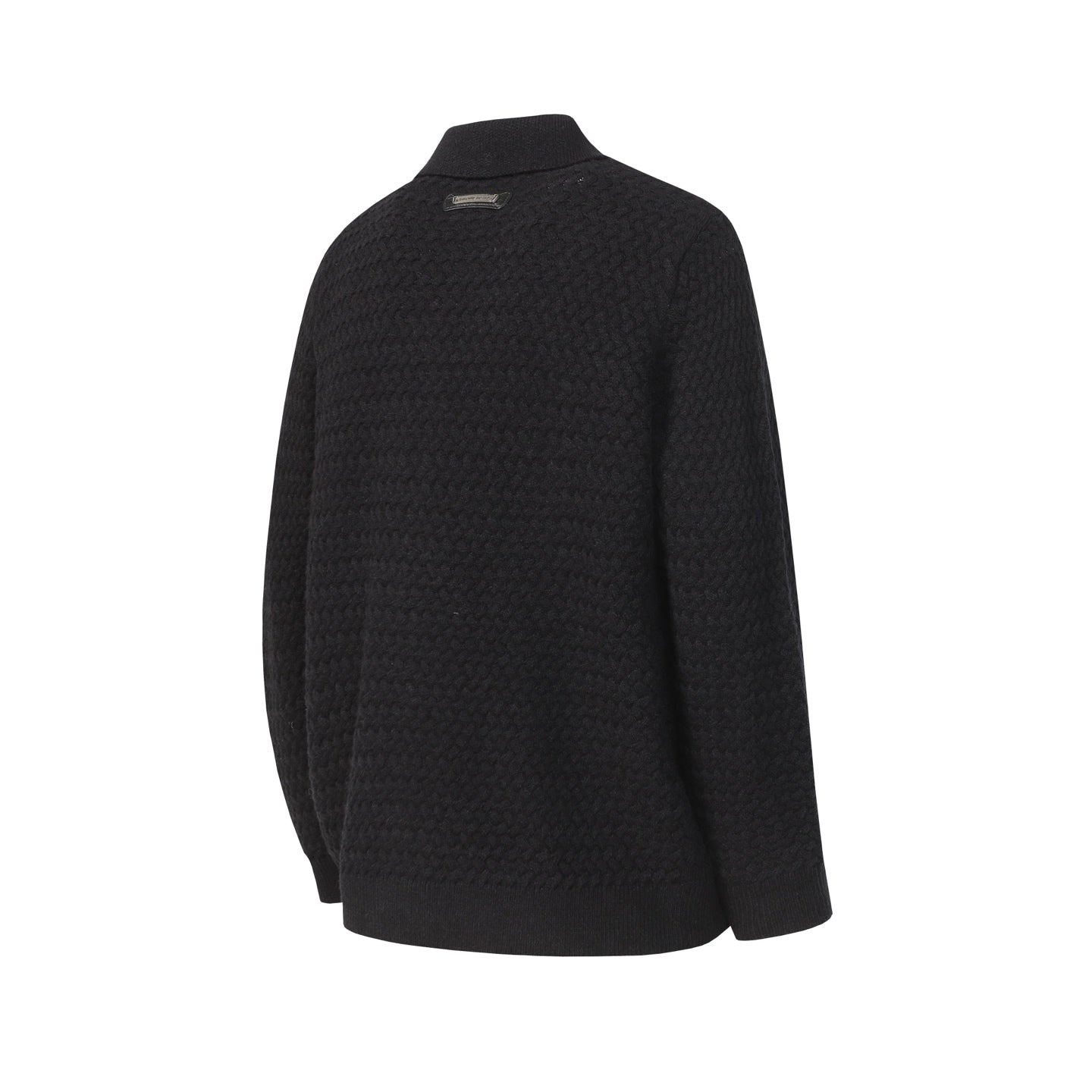 Chrome-Hearts Gothic Cross Knit Cardigan - Black Grey Streetwear Jacket 904