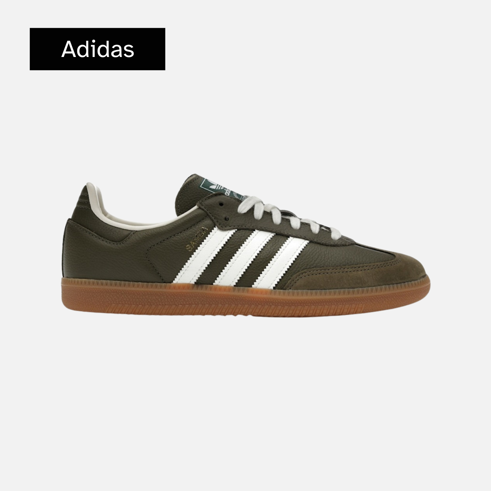 adidas Samba OG 'Medium Raw Khaki Gum'